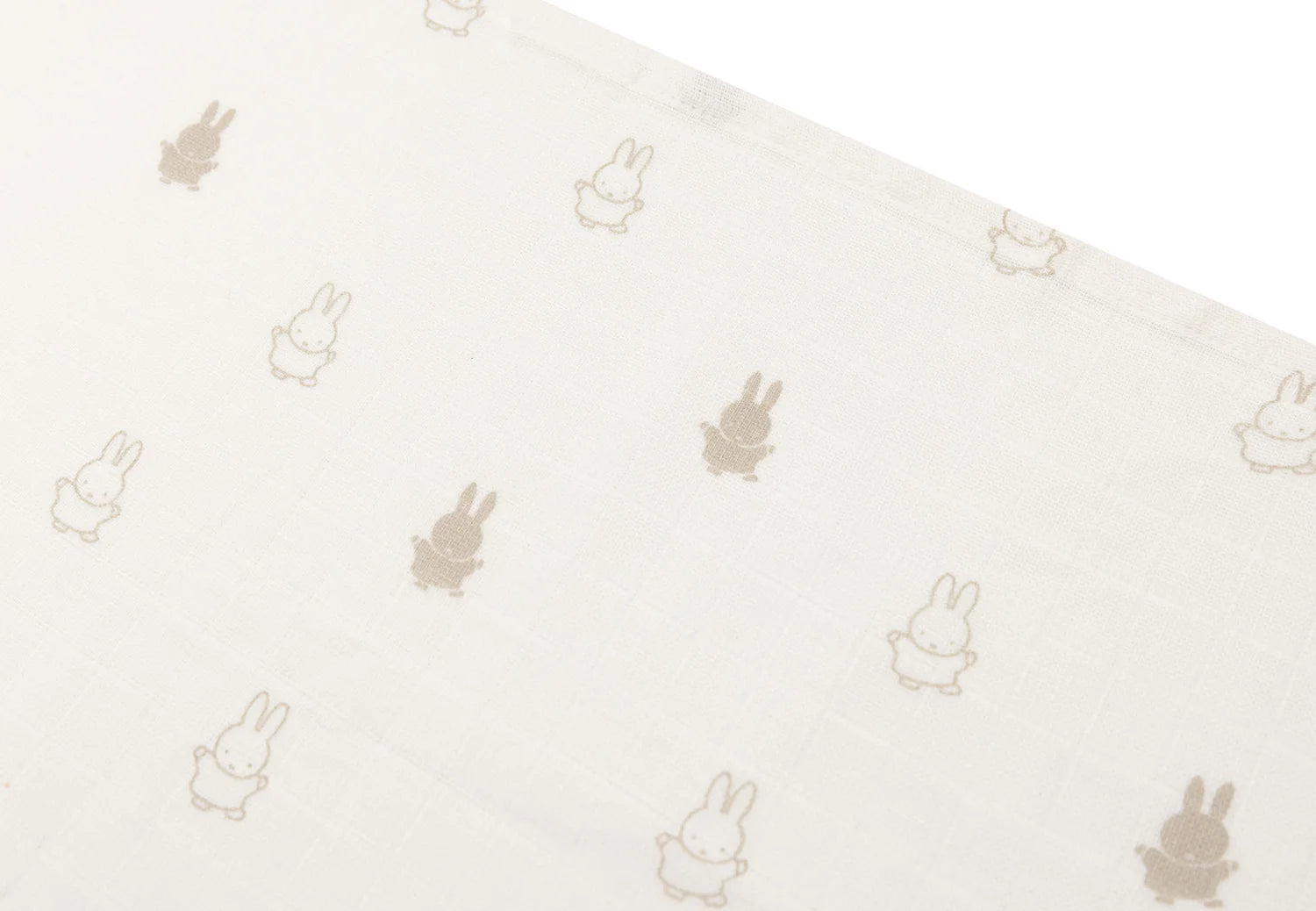 Hydrofiele doeken 3-pack 70x70 cm - Happy Miffy Nougat