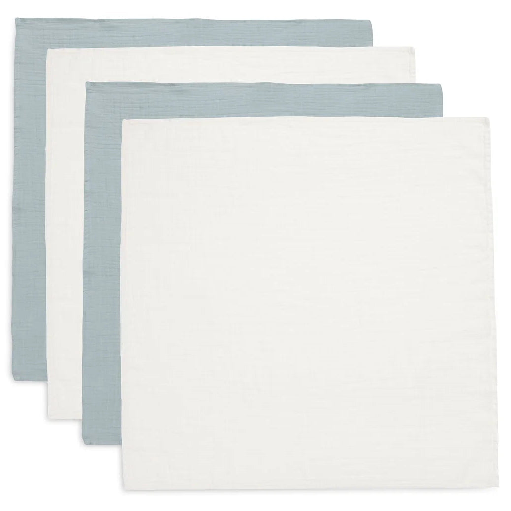 Hydrofiele doeken 4-pack 70x70 cm - Sea Green/Ivory