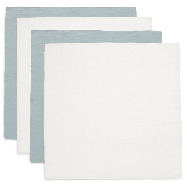 Hydrofiele doeken 4-pack 70x70 cm - Sea Green/Ivory