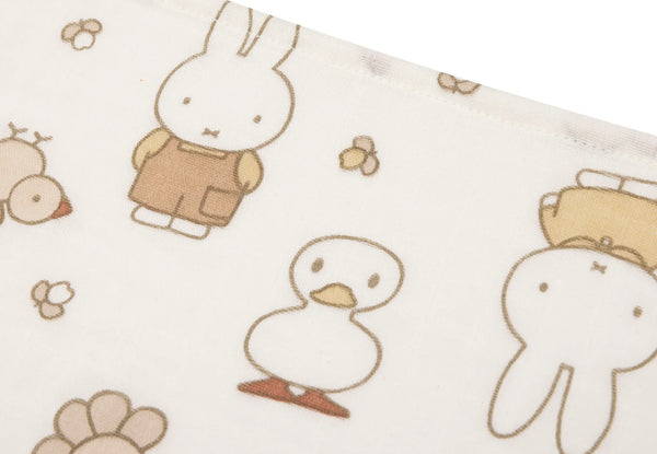 Hydrofiele doeken 3-pack 70x70 cm - Miffy Family Farm
