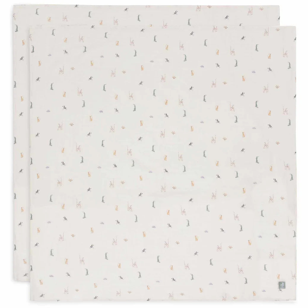 Hydrofiele doeken 2-pack 115x115 cm - Jungle Jambo