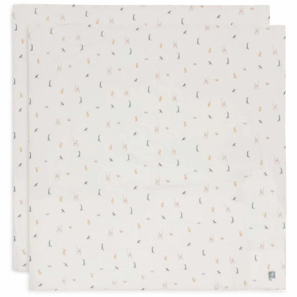 Hydrofiele doeken 2-pack 115x115 cm - Jungle Jambo