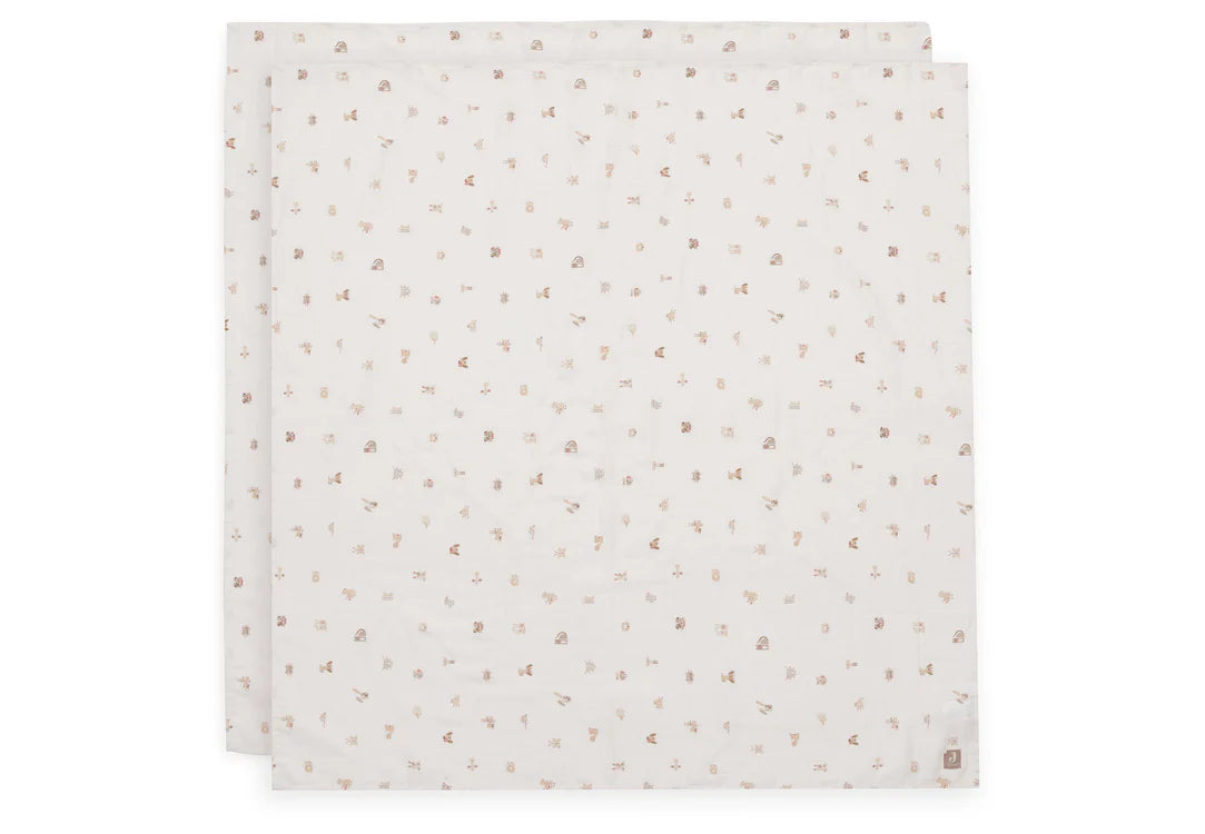 Swaddle 120x120cm 2-pack (various designs)