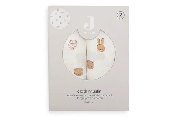 Swaddle 115x115cm 2-pack - Jollies