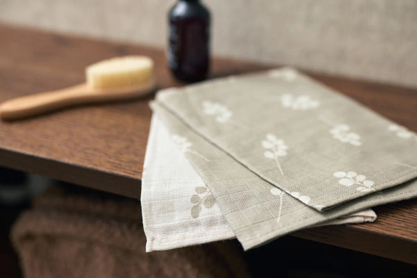 Hydrofiele washandjes 3-pack - Twig Olive Green