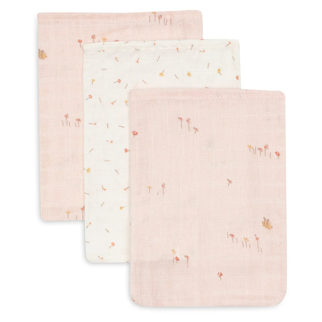 Hydrofiele washandjes 3-pack - Pretty Picnic