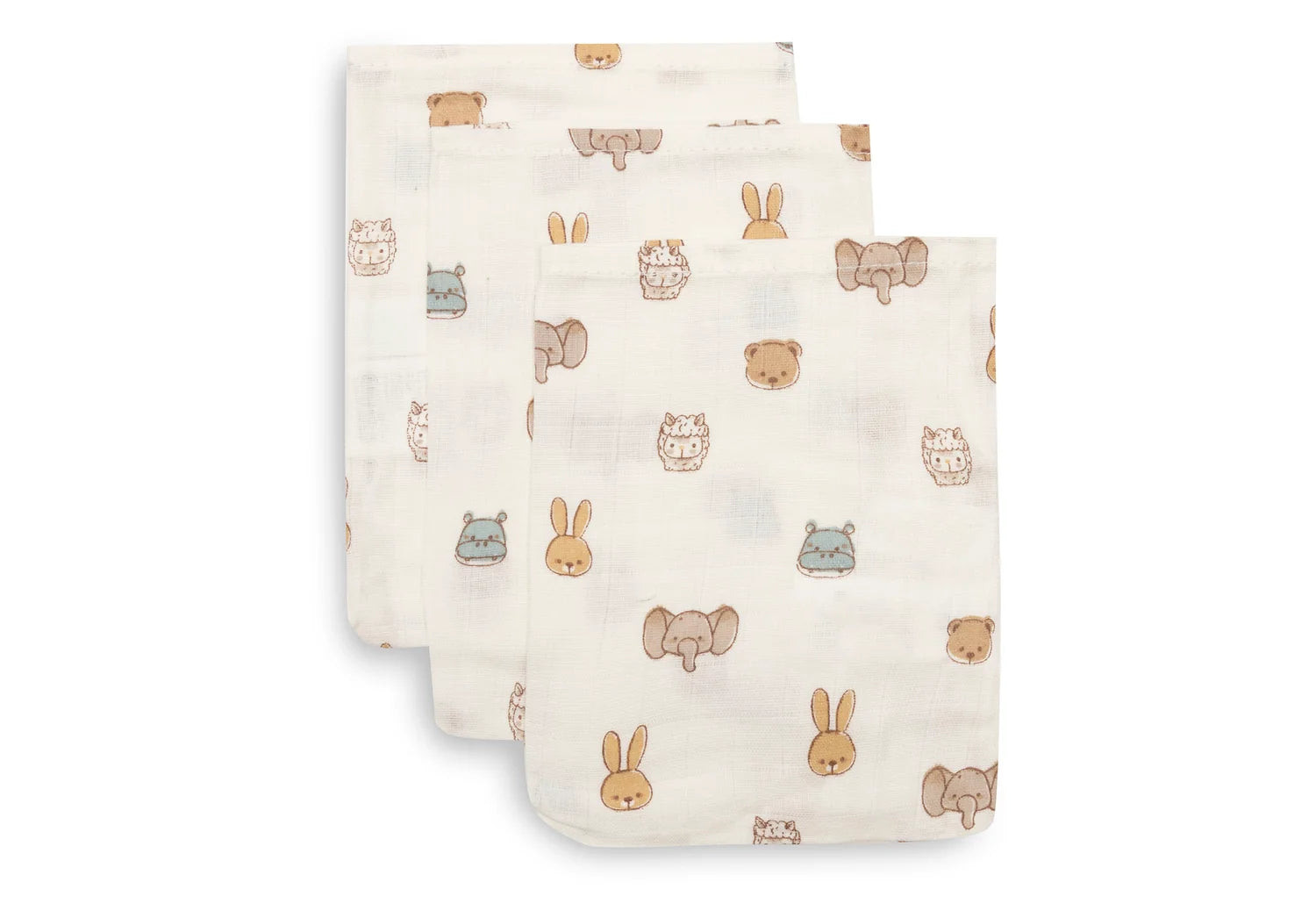 Hydrofiele washandjes 3-pack - Jollies