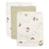 Hydrofiele washandjes 3-pack - Over the Moon