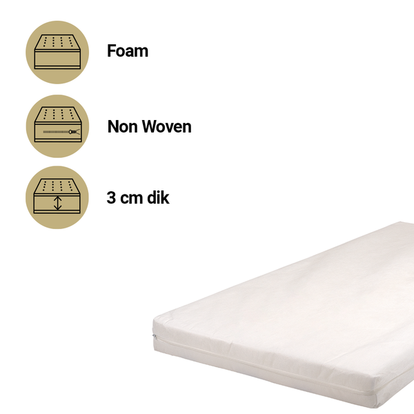 Reisbed matras (60x120cm)