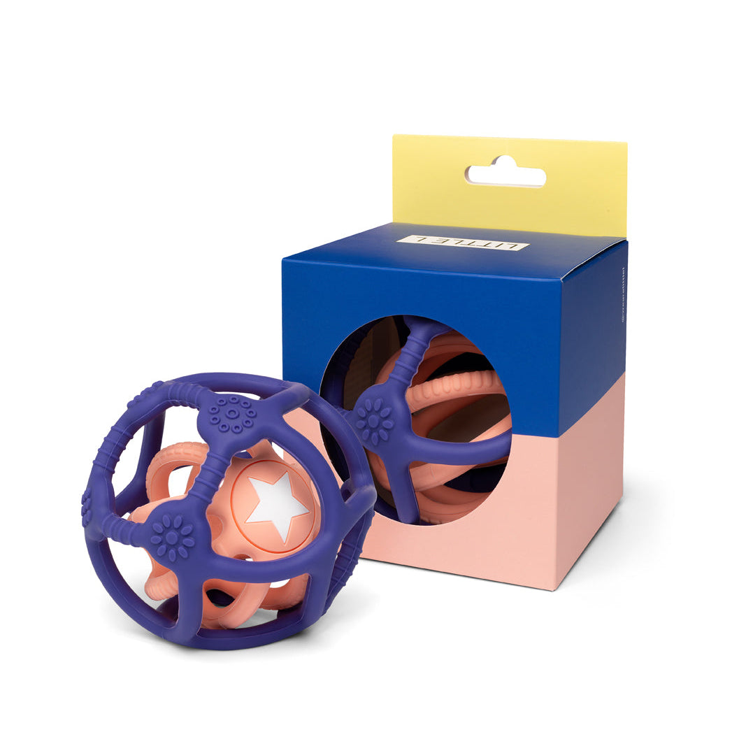 Set of two sensory balls (orange/blue)