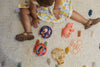 Set of two sensory balls (orange/blue)