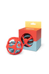 Set van twee sensorische ballen (oranje/blauw)