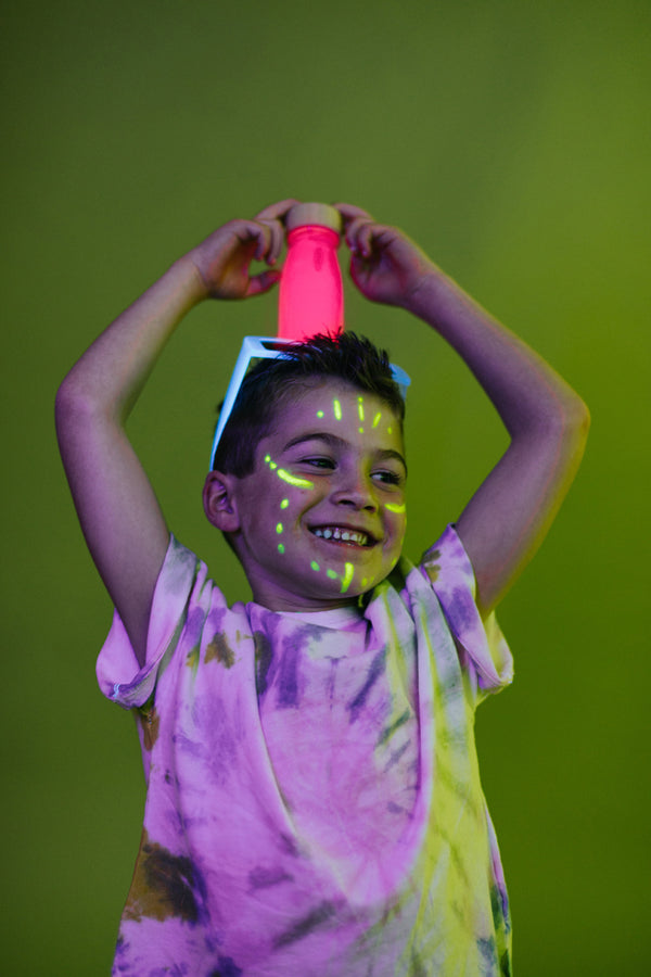 Sensorische fles - Fluo Roze