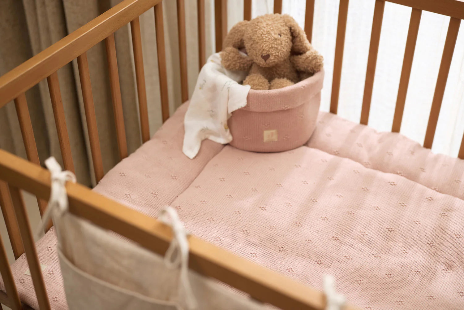 Chest of drawers basket Cosy Knit - Ivory