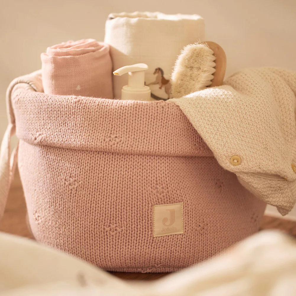 Chest of drawers basket Cosy Knit - Ivory