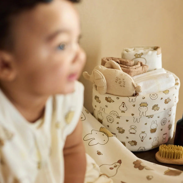 Chest of drawers basket Cosy Knit - Ivory