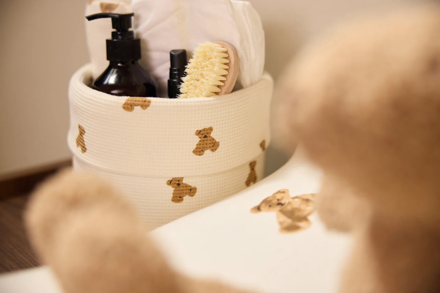 Chest of drawers basket Cosy Knit - Ivory
