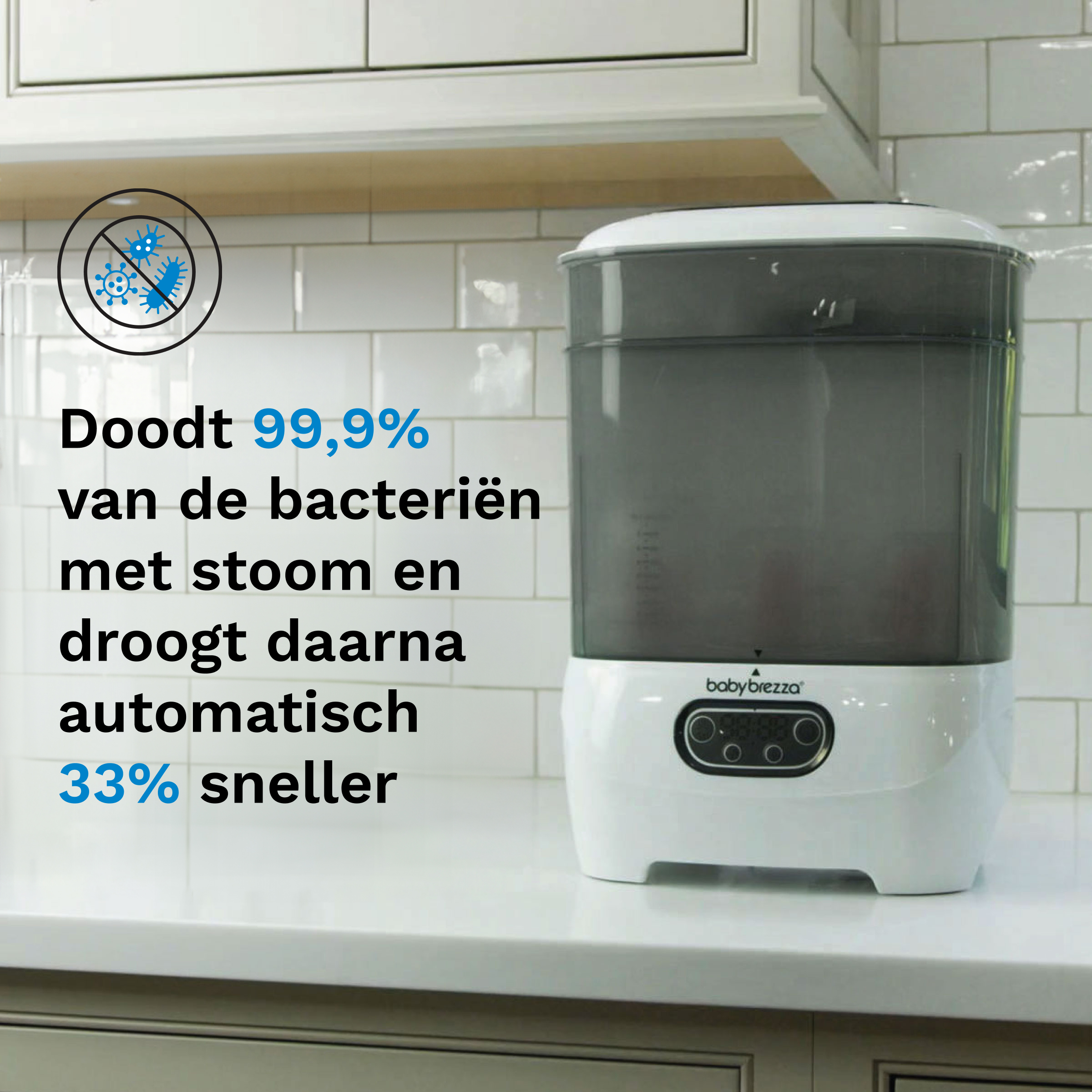 Babyfles sterilisator & droger Pro