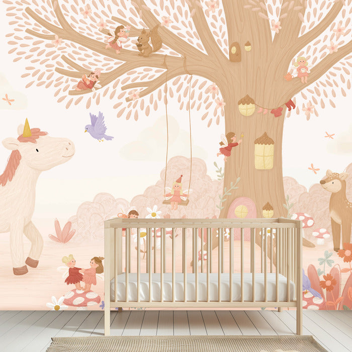 Wallpaper Unicorn Fairyland - Natural