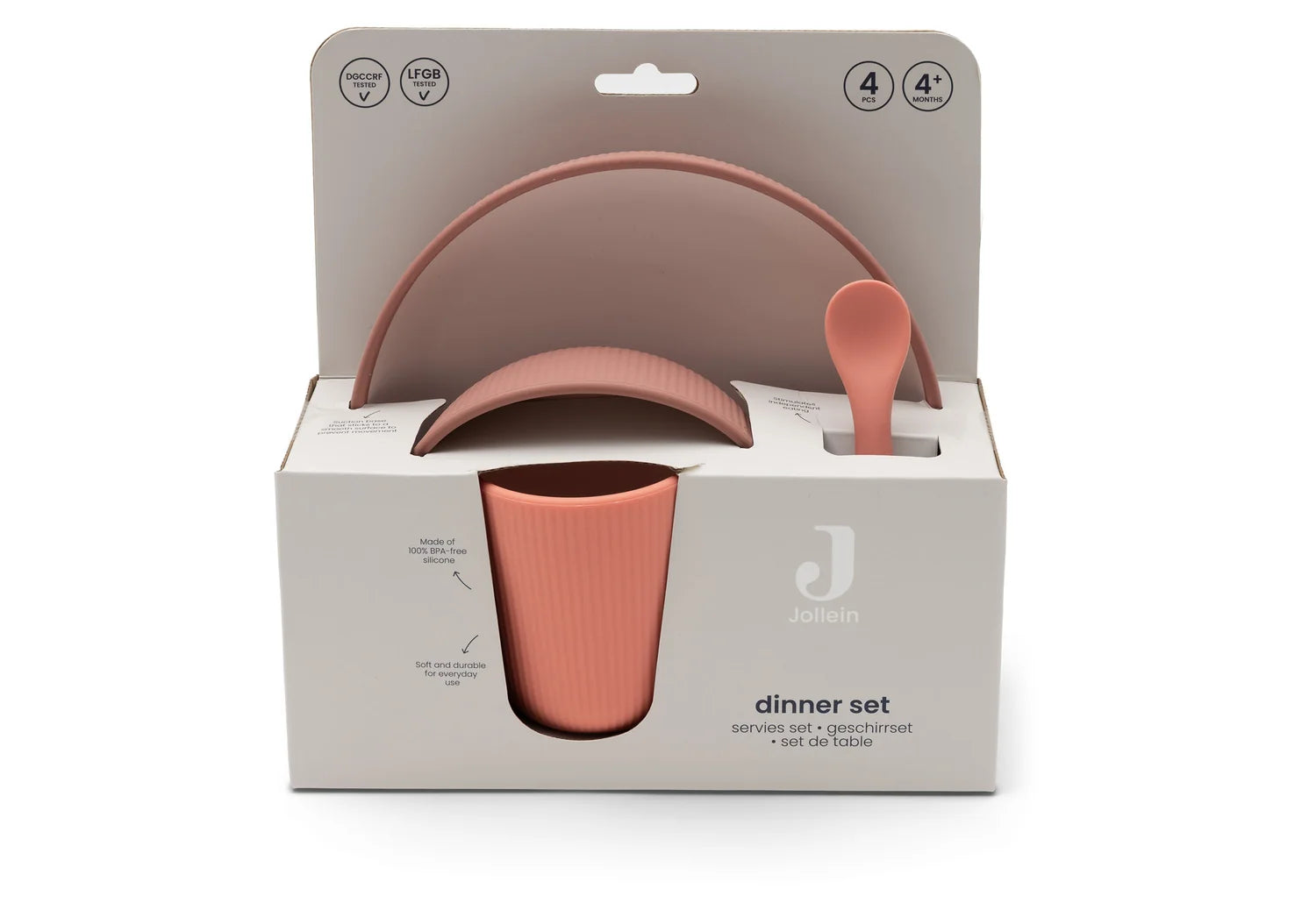 Kinderserviesset Siliconen - Blush Shades