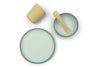 Kinderserviesset Siliconen - Jade Shades