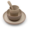 Kinderserviesset Siliconen - Natural Shades