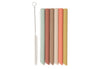 Siliconen rietjes (6 stuks) - Summer colors