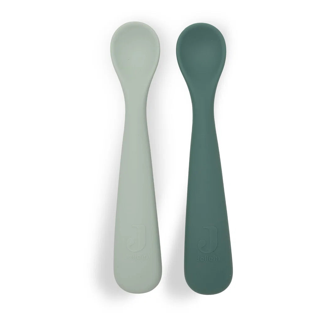 Siliconen lepeltjes (2-pack) - Jade Shades