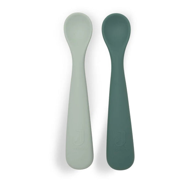 Siliconen lepeltjes (2-pack) - Jade Shades