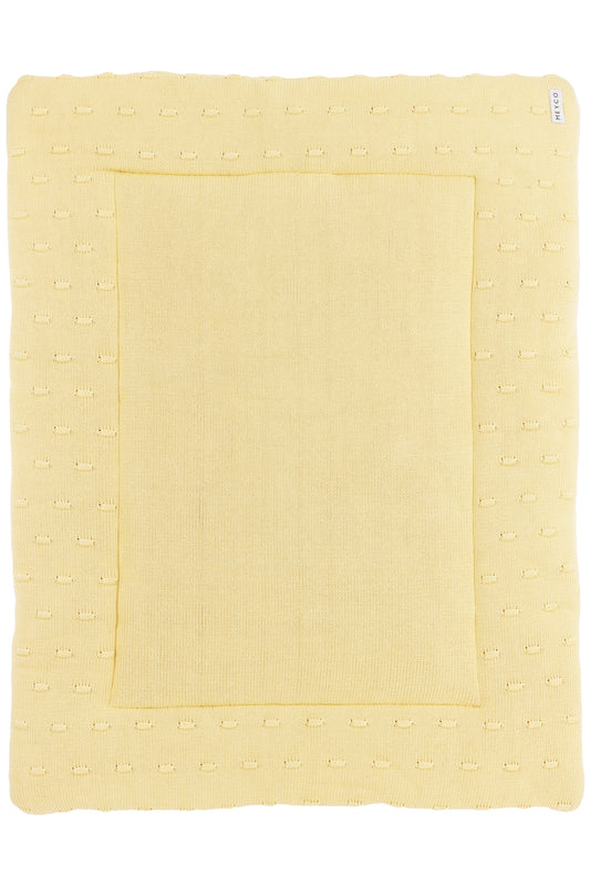 Playpen mat Mini Knots / Soft Yellow