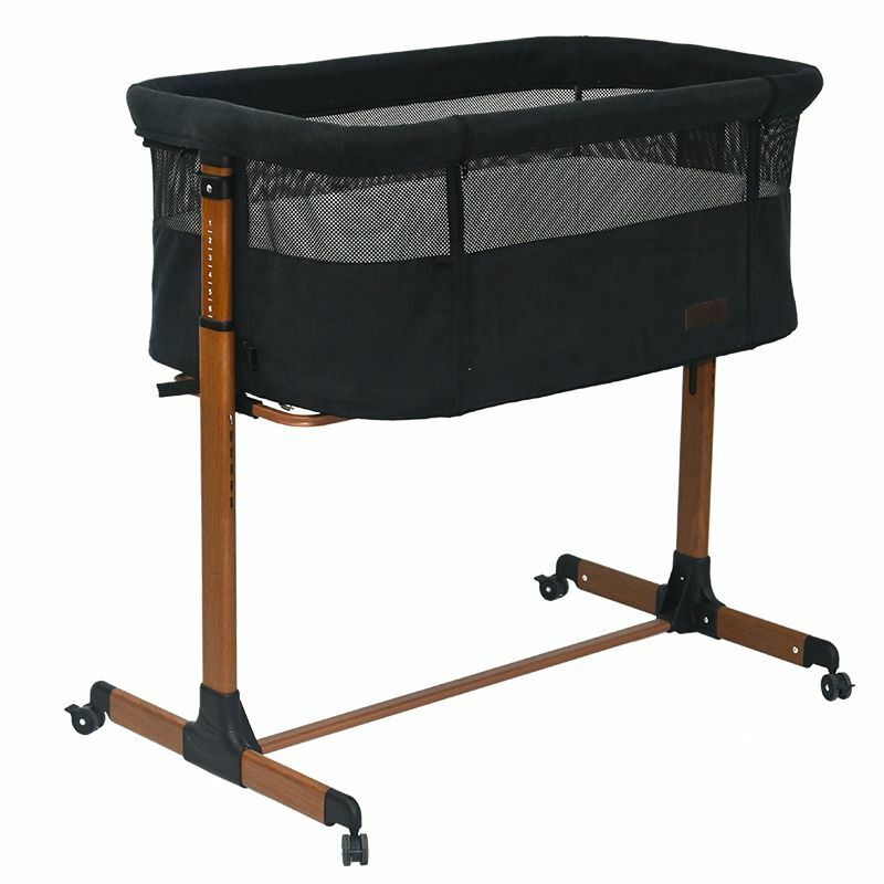 Co-sleeper Premium - Walnut/Brilliant Black