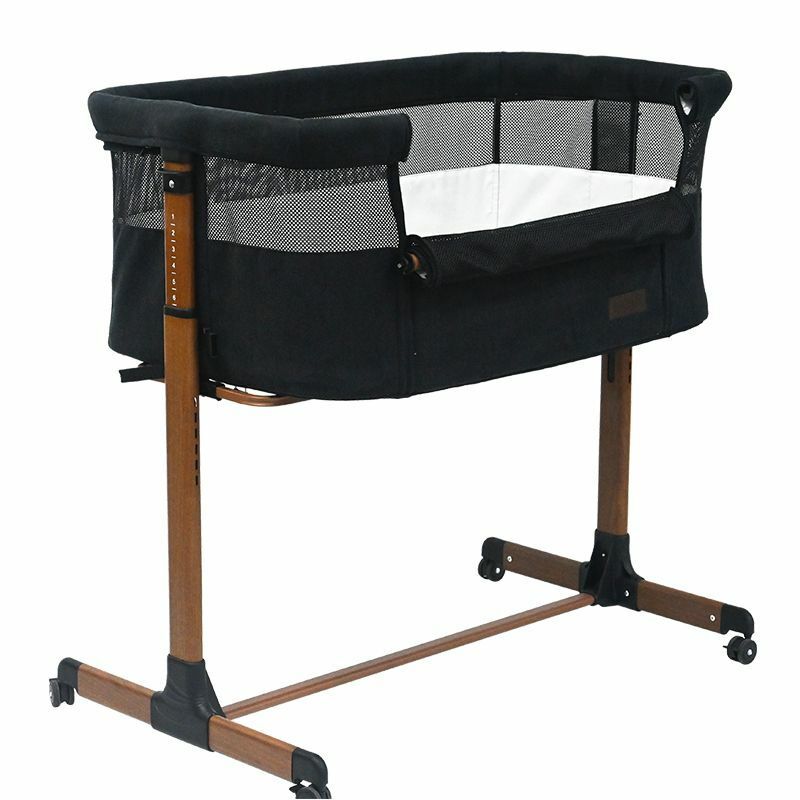 Co-sleeper Premium - Walnut/Brilliant Black