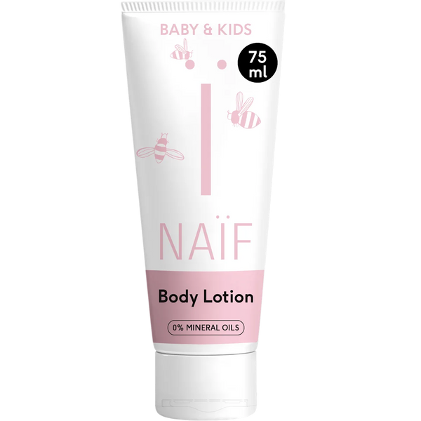 Verzachtende body lotion voor Baby's & Kids (75ml) - Travel Size