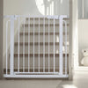 Stair gate white (without drilling) - steel