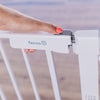 Stair gate white (without drilling) - steel