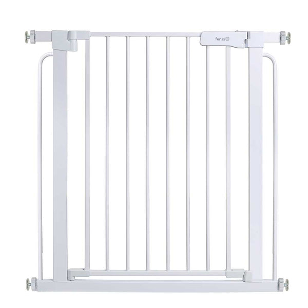 Stair gate white (without drilling) - steel