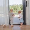 Stair gate white (without drilling) - steel