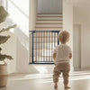 Stair gate white (without drilling) - steel