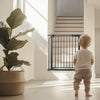 Stair gate white (without drilling) - steel