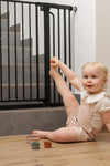 Stair gate white (without drilling) - steel