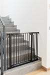 Stair gate white (without drilling) - steel