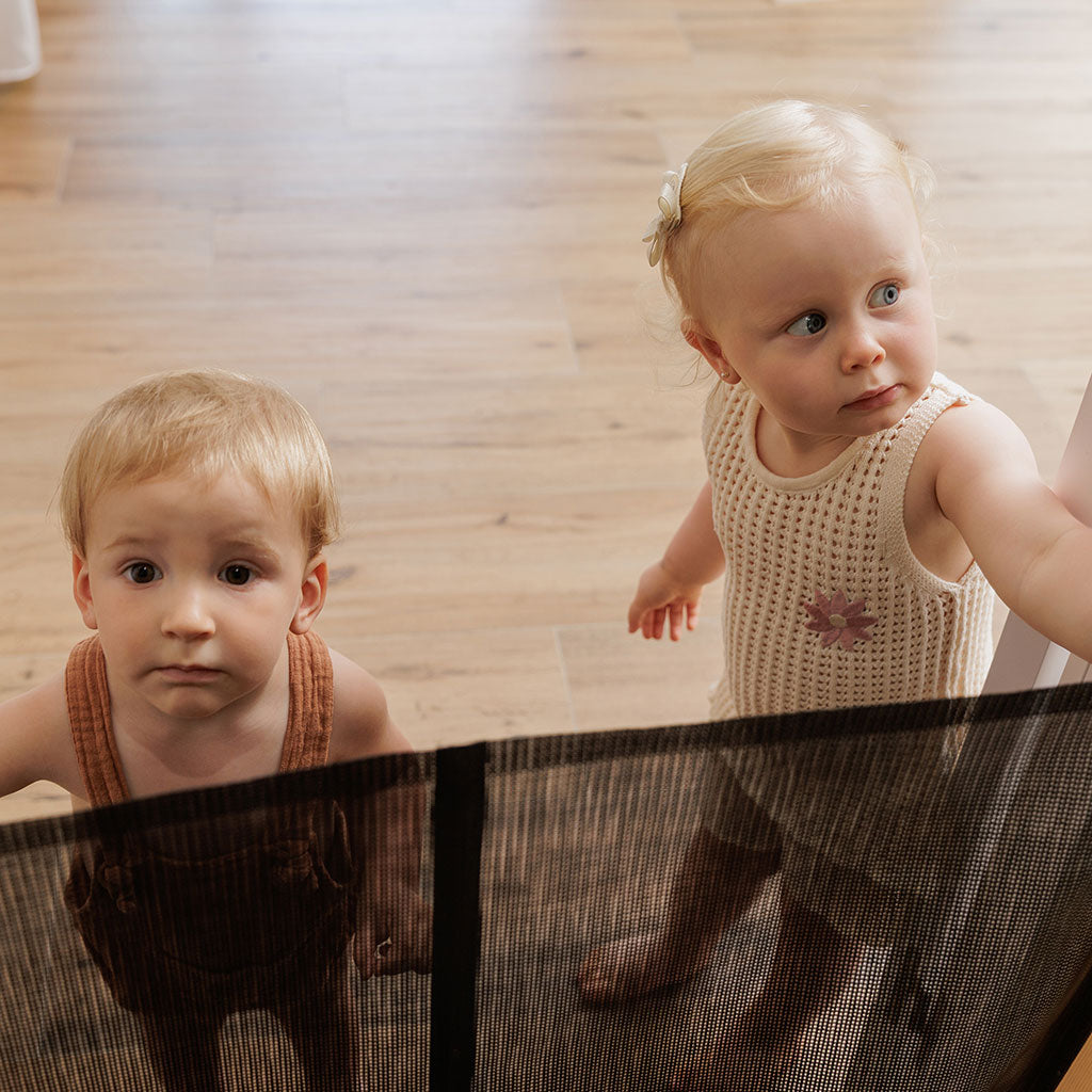 Oprolbaar traphek Lizz – zwart