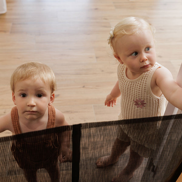 Oprolbaar traphek Lizz – zwart