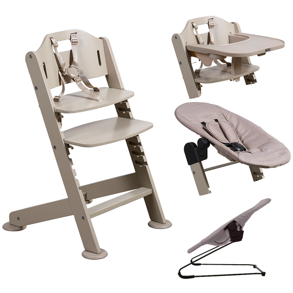 Novi Baby 1-2 Grow High Chair - Natural/Black
