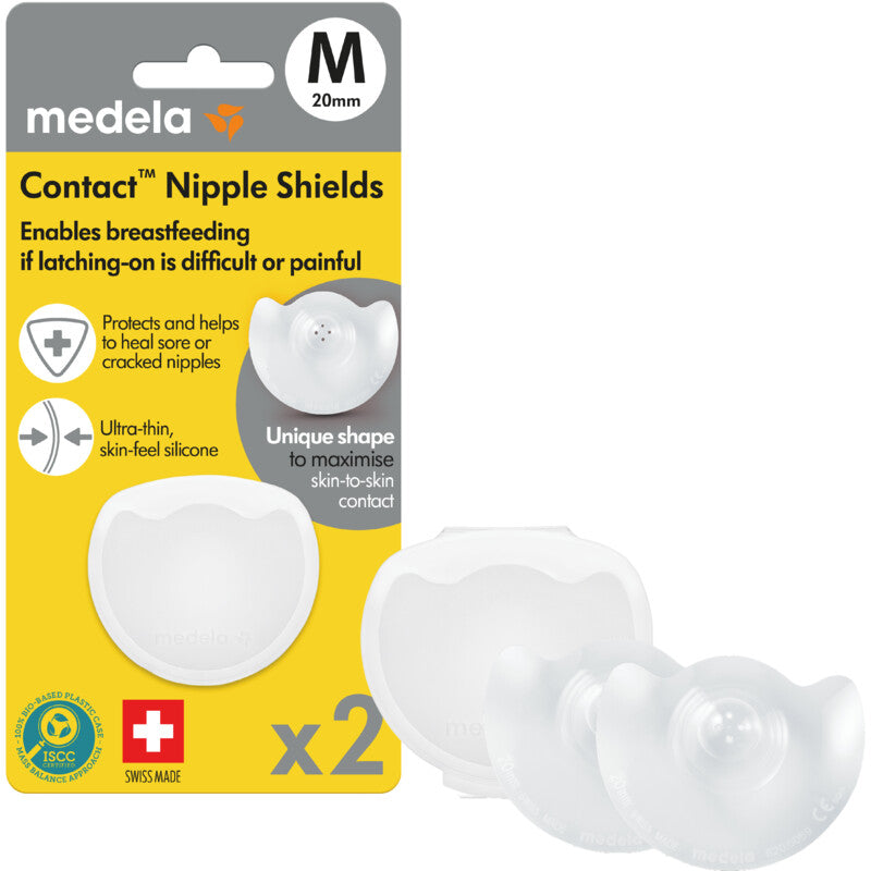 Nipple shield size M (incl storage box) - 20 mm