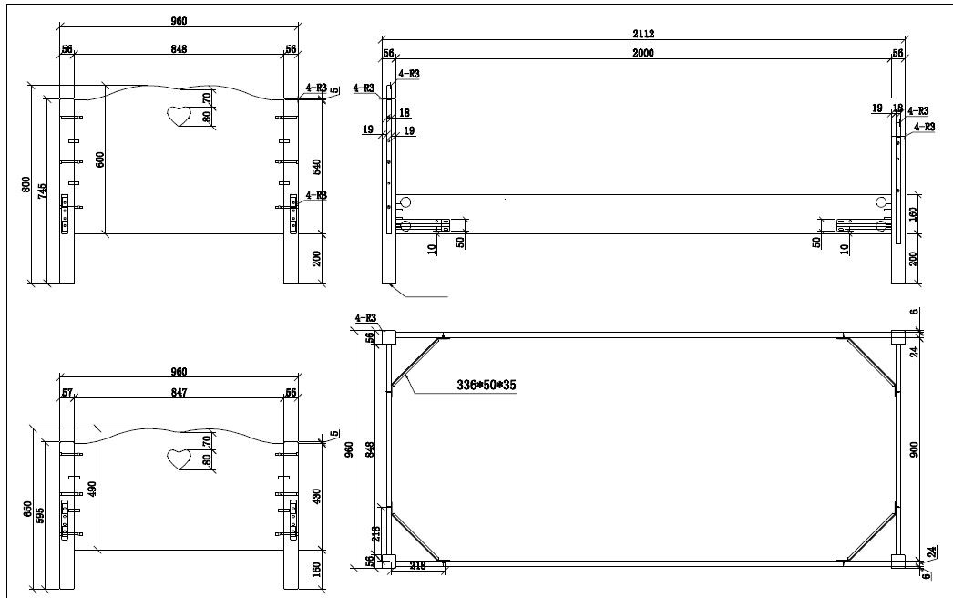 Amori bed 90x200