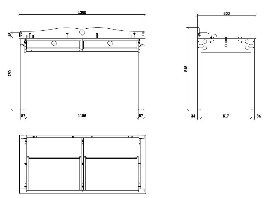 Vipack Amori desk