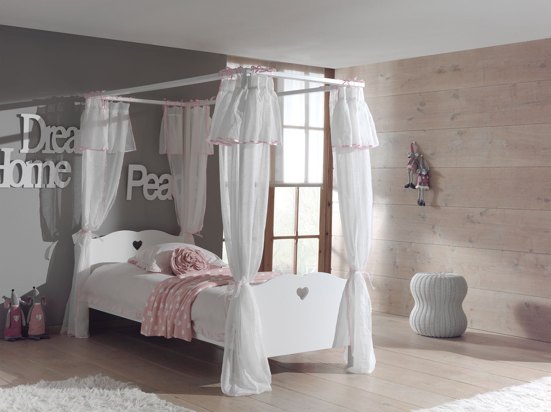 Amori canopy bed 90x200