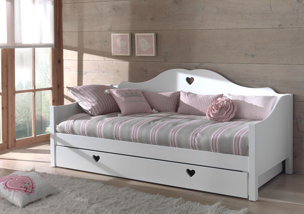 Amori Kajuitbed 90x200 - Wit