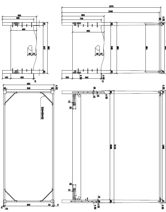 Amori canopy bed 90x200